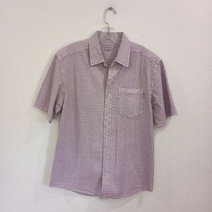 Men's Light Purple Short Sleeve Shirt